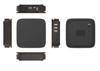 AK1 Win10 MINI PC Intel Celeron J3455 4G/32G Bluetooth4.0 5.8 G WIFI 4K HD 2.0 set top TV Box PK Android TV box