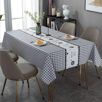 Naują Šiaurės kavos staltiesė virtuvė, stačiakampio, kvadrato staltiesė aliejus, atsparus ir vandeniui dekoratyvinis valgomojo stalo dangtis