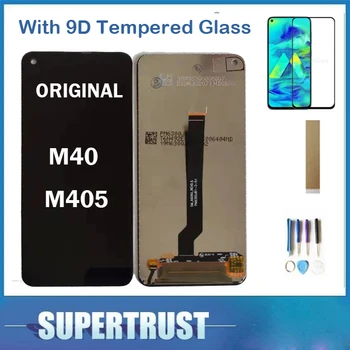 Originalus Samsung M40 M405 SM-M405F LCD Ekranas Jutiklinis Ekranas Jutiklių Asamblėjos + Rinkinys