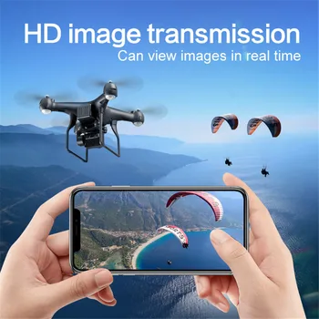 Ilgas Baterijos veikimo laikas 4 K/480 P/1080p hd Kamera S32T WiFi Quadcopter Orlaivių LED Žibintai, oro Fotografija Nuotolinio Valdymo Drone žaislas