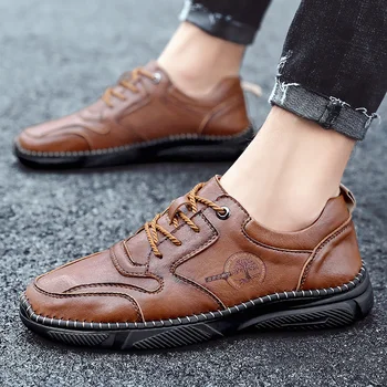 Vyrų batai vyriški laisvalaikio batai mokasinai 2021 naujas mados odos vyrai patogūs mokasinai laisvalaikio bateliai zapatos de hombre