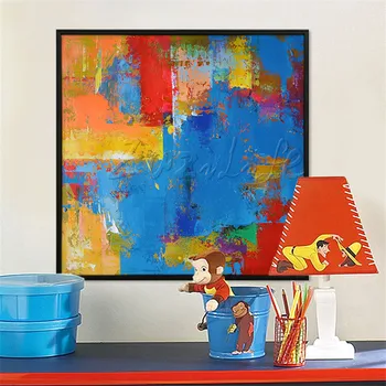 Rankomis dažyti aliejus, drobė paveikslų, Pigūs didelis modernus abstrakčiai cuadros Namų dekoras Drobė quadro sienos Menas nuotraukas 000018