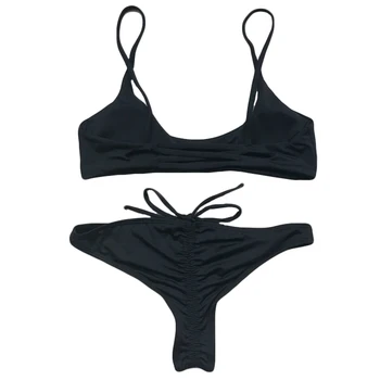 BANDEA 2019 Naujas Sexy Thong Bikini Nustatyti Moterų Push Up maudymosi Kostiumėliai, Brazilijos maudymosi kostiumėlį Moteris Tvarstis Biquini Plaukimo Kostiumas Vasarai