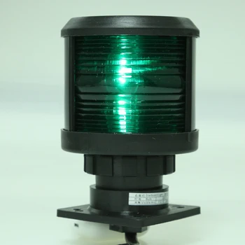 12/24V Žalia Dešiniaisiais LED Šoninis apšvietimas Buriavimo Navigacijos Signalo Jūrų Laivu