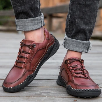 Juoda genuino hombre sapatos masculinos batai-for-men couro de mens Mokasinai para replika oficialų scarpe vyras vyrai vyrai vyrai