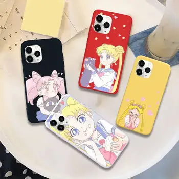 Japonijos Anime Sailor Moon Princess Telefono dėklas Saldainiai Spalvų 