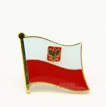 Atvartas Smeigtukai Lenkijos Erelis Vėliavos Smeigtukai Visame Pasaulyje Ženklelis Emblema Šalies Valstybės Smeigtukai