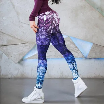 2019 Jogos Kelnės Moterims Aukšto Juosmens Spausdinti Sporto Legging Fitneso Salė Veikia Triko Moterų Sporto Kvėpuojantis Kelnės