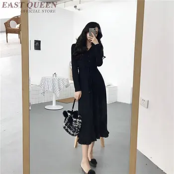 Korėjos stiliaus drabužių smulkus suknelė 2018 m. rudenį mados AA3653 Y