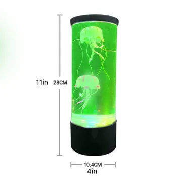 Medūza LED Žibintai Septynių Spalvų Aplinkos Šviesos Akvariumas Stiliaus namų dekoro priedai neoninis ženklas derliaus