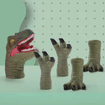 Nauji Vaikai, Žaislai Dinozaurų Pirštų Lėlės Tėvų-Vaikų Interaktyvus Vertus, Lėlių, Žaislų, Animacinių Filmų Dinozaurų Pavyzdį Šalies Suasmenintų Dovanų