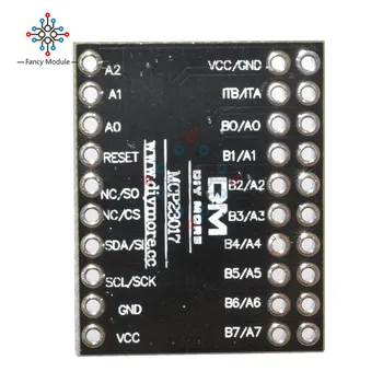 Serial Interface Modulis IIC I2C MCP23017 SPI MCP23S17 Dvikryptis 16-Bitų I/O Expander Smeigtukai 10Mhz Serial Interface Modulis