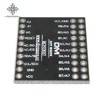 Serial Interface Modulis IIC I2C MCP23017 SPI MCP23S17 Dvikryptis 16-Bitų I/O Expander Smeigtukai 10Mhz Serial Interface Modulis