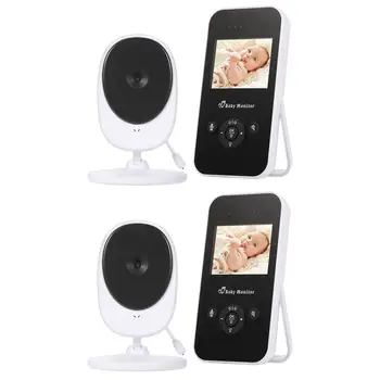 WiFi 2.4 colių HD LCD Ekranas Naktinio Matymo Kūdikio Monitorius su Temperatūros Ekranas Kūdikio Monitorius Su dvipusio Ryšio Funkcija