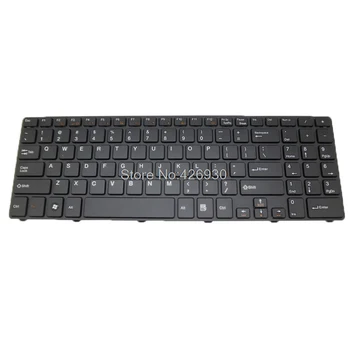 Nešiojamas Klaviatūros Compal QAL50 QAL51 NK8201-00000T-01 PK130KW1B00 anglų MUS juoda su rėmu naujas