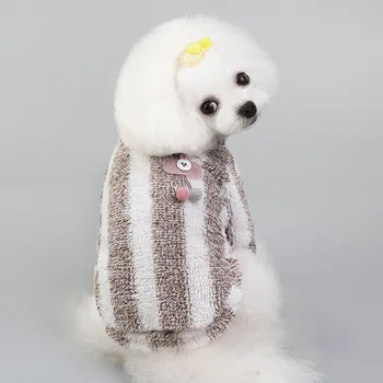 Pet drabužiai rudens/žiemos produktus, šunų drabužiai katė drabužių šiltų drabužių, maži šunys vyšnių mielas fleece megztinis Meškiukas 