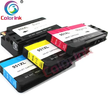 ColorInk HP 950XL už HP 951XL 950 rašalo kasetė 950 951 Officejet Pro 8600 8610 8615 8620 8630 8625 8660 8680 Spausdintuvą