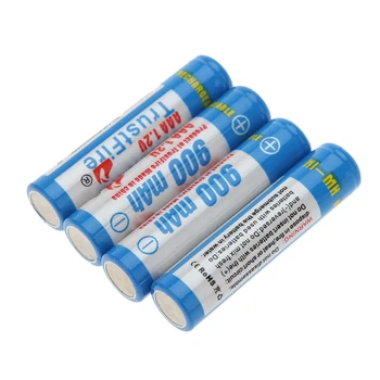 2pack/daug TrustFire AAA 900mAh 1.2 V Baterijos Įkraunamos Ni-MH Baterijų Paketo Langelį Žaislai Blykstės Nuotolinis Valdymas