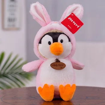 Naujas Mielas Pingvinas Haskis Žaislų Mados Kūrybos Minkštas Animacinių Filmų Gyvūnų Komfortą Lėlės Vaikų Šventė Gimtadienį Išskirtinį Dovana