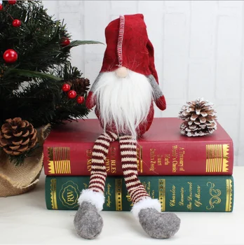 Beveidis Stiliaus Santa Claus Lėlės 50 X 11 Cm Kalėdų Pakabukas & Drop Papuošalai Kaip Kalėdinė Dekoracija ant Lango Kambarys