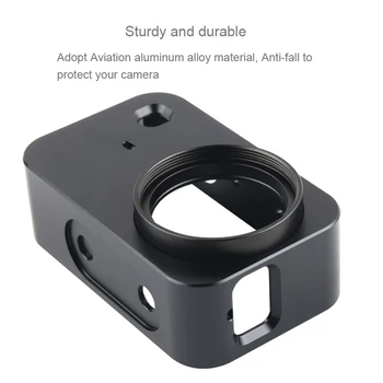 PULUZ Aliuminio Lydinio Apsauginiai Atveju Xiaomi Mijia Kamera Narve Mount&37mm UV Objektyvas Mijia 4K Mini Sporto Fotoaparato Priedų