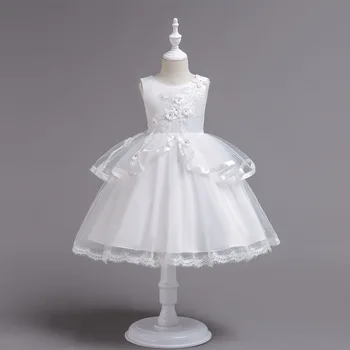 2019 Naują Atvykimo Vaikai Vestuvių Suknelė Elegantiškas Suknelė Oficialų Vestido Princess Gimtadienio Dovana Kostiumas Vaikams Mergaitė Grupė Dress