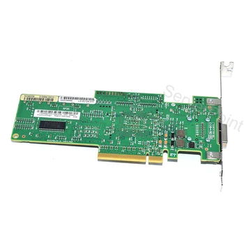 LSI SAS 3444E-R, 8 port HBA JBOD SFF8088 SATA x4 MiniSAS 3 gb PCI-E X8 Valdiklio Kortelė, 95%NAUJOS 25R8071