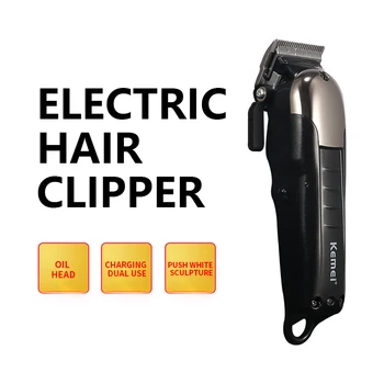 Kemei Profesionali Plaukų Clipper Elektriniai Plaukų Žoliapjovės Galingas Variklis Plaukų Skutimo Mašina, Plaukų Pjovimo Barzda Elektrinis Skustuvas