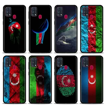 TPU Soft Case for Samsung Galaxy M10 M10s M20 M30 M40 M11 M21 M31s M51 M01 A7 2018 Padengti Azerbaidžano buta vėliavos Telefonas Atvejų