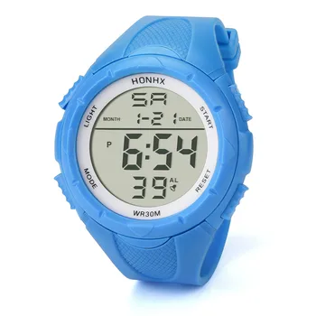 Vyrų sporto laikrodžiai Mados Vyrų LED Skaitmeninio Signalo Sporto Žiūrėti Silikono Karinės Kvarcinis Laikrodis relojes hombre 2020 A15