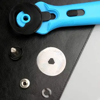 KAOBUY 45mm Mėlyna Profesinės Pasukimo Cutter, Kišeninis Nešiojamas Komfortą Pasukimo Roller Cutter Apdorodami, Siuvimo, Patchworking