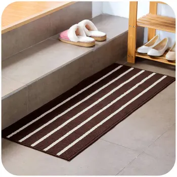 Beibehang Aukštos kokybės klasikiniai dryžiai Paprasta čiužiniai į durų kilimėlis, Virtuvė, vonios kambarys durys ilgio juostelės neslidus kilimėlis Kilimas