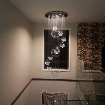 Naujas K9 LED Kristalų Liustra Modernus Didelis Studio light hotel šviesos Krištolo sietynai