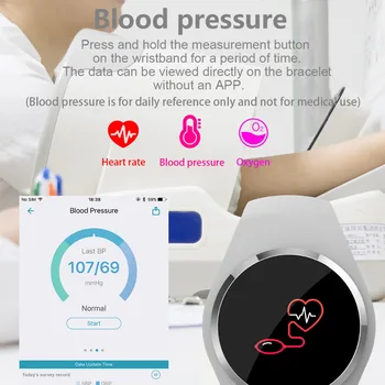 Mados Smart Watch Band Širdies ritmas, Kraujo Spaudimo Monitorius Sėdimas Priminimas Smartwatch Moterų, Vyrų, Apyrankės, Skirta 