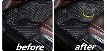 Atnaujinti oda automobilių kilimėliai Honda CRV CR-V MK5 5 2017 2018 Užsakymą pėdų Pagalvėlės automobilių kilimų automobilių apima