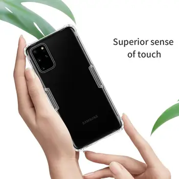 10vnt/daug Telefono dėklas Samsung Galaxy S20 plius Padengti Nillkin Pobūdžio TPU Minkštas Viršelis Atveju Galaxy S20+ 5G Padengti