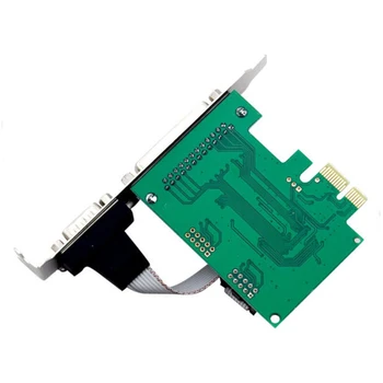 PCI-E serijos uosto kortelę 1 eilutės 1 ir angliavandenilių kortelės stalinis kompiuteris, spausdintuvas kortelės COM port RS22 stebėjimo / access control