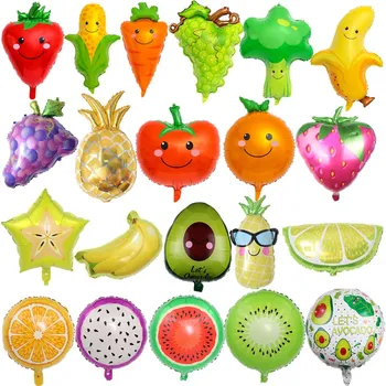 Vaisių, Arbūzų, Ananasų, Apelsinų Folija Balionas Kaktusas Su Gimtadieniu Balionai Vestuvių Šventė, Festivalis Apdailos Žaislas