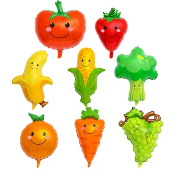 Vaisių, Arbūzų, Ananasų, Apelsinų Folija Balionas Kaktusas Su Gimtadieniu Balionai Vestuvių Šventė, Festivalis Apdailos Žaislas
