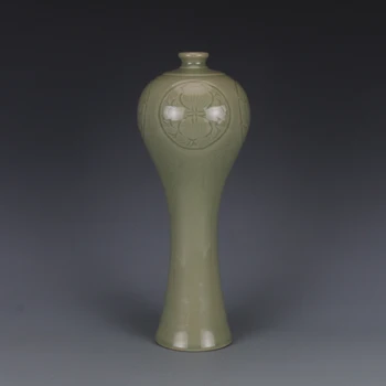 Antikvariniai SongDynasty porceliano vaza,Yue krosnies paslaptis spalvos butelis,Rankomis dažyti amatų,Apdailos,Surinkimo ir Puošmena