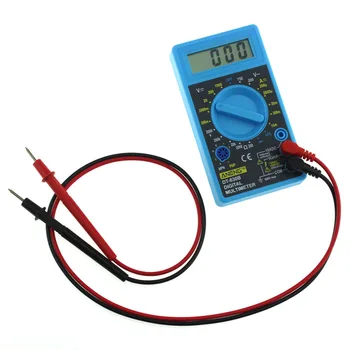 1 Set DT-830B/DT-830B Multimetras LCD Auto Asortimentą Digital Voltmeter Ohmmeter Volt Testeris Mėlyna/Juoda/Geltona Spalva