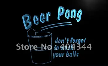 LB940 - Beer Pong Žaidimas Bar Pub Klubo NAUJŲ Lengvųjų Pasirašyti namų dekoro amatai