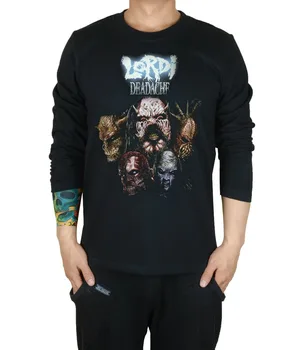 Vasaros Stiliaus Lordi Suomijos Roko grupė vyrų, moterų marškinėliai punk mirties sunkiųjų black metalo mma sporto XXXL riedlentė 3D spausdinimo kaukė