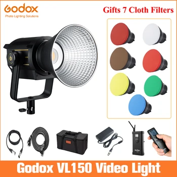 Godox VL150 LED Vaizdo Šviesos VL-150 150W 5600K Balta Versija Nuolatinį Bowens Mount Šviesos Studija