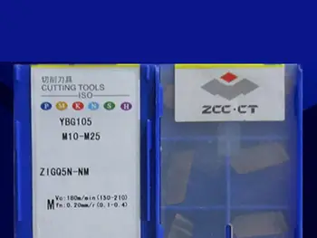 ZIGQ5N-NM YBG105 CNC caribde įdėklai, 10VNT