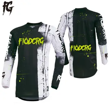 FIODCRG 2020 Brand T-Marškinėliai ilgomis Rankovėmis Dviračių Drabužiai Dviračių Džersis į Pakalnę Jersey Drabužių Quick Dry Žvejybos Drabužių