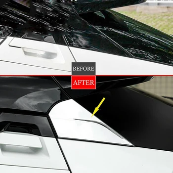 ABS Chrome Durų išoriniai Lango Spoileris Triple-profiliniai Bezel Padengti Apdaila Toyota C-HR CHR 2016-2020