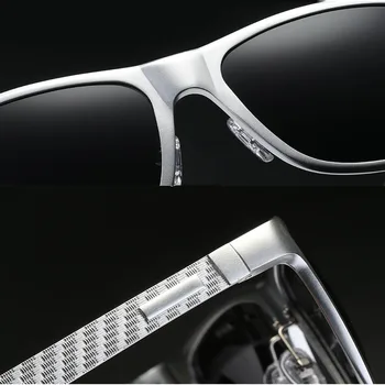 2019 Aliuminio Magnio Poliarizuota Aikštė Akiniai nuo saulės Vyrams Saulės Akiniai Vyrų Vairavimo Kelionės Vintage Akiniai Markės Dizaineris UV400