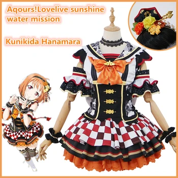 Aqours!Lovelive saulės, mėnulio sausio naujųjų metų festivalis Kurosawa Dia rolecos cosplay kostiumų moterų top/sijonas kostiumas šalis Anime