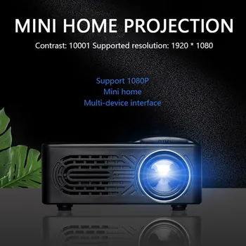 Namų kino sistemos, LED Mikro Projektorius JAV Reglamentai 1080P Full HD MIni Nešiojamasis Ekranas 